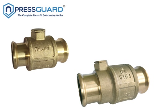 DZR Brass Piston Spring Check Valve With Inspection Hole [PFXPF]